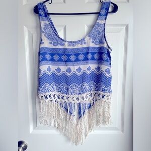 Cute tank with open back